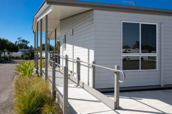 Blacksmiths Beachside Holiday Park - Inclusive Cabin Ramp