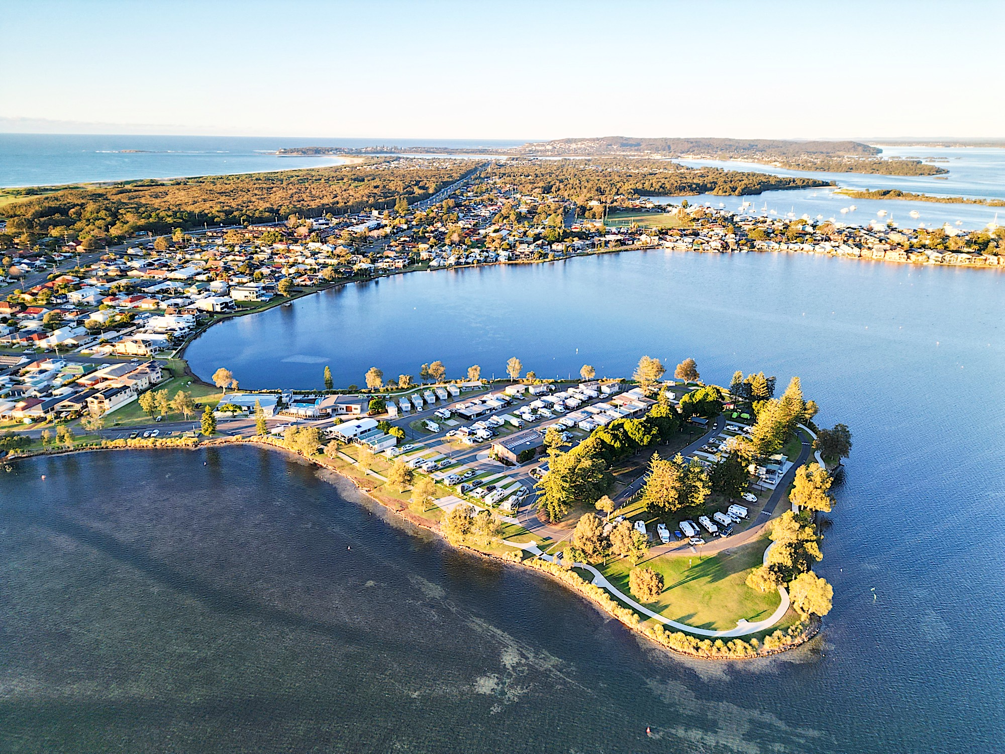 Belmont Lakeside Aerial View - Feature Image Original