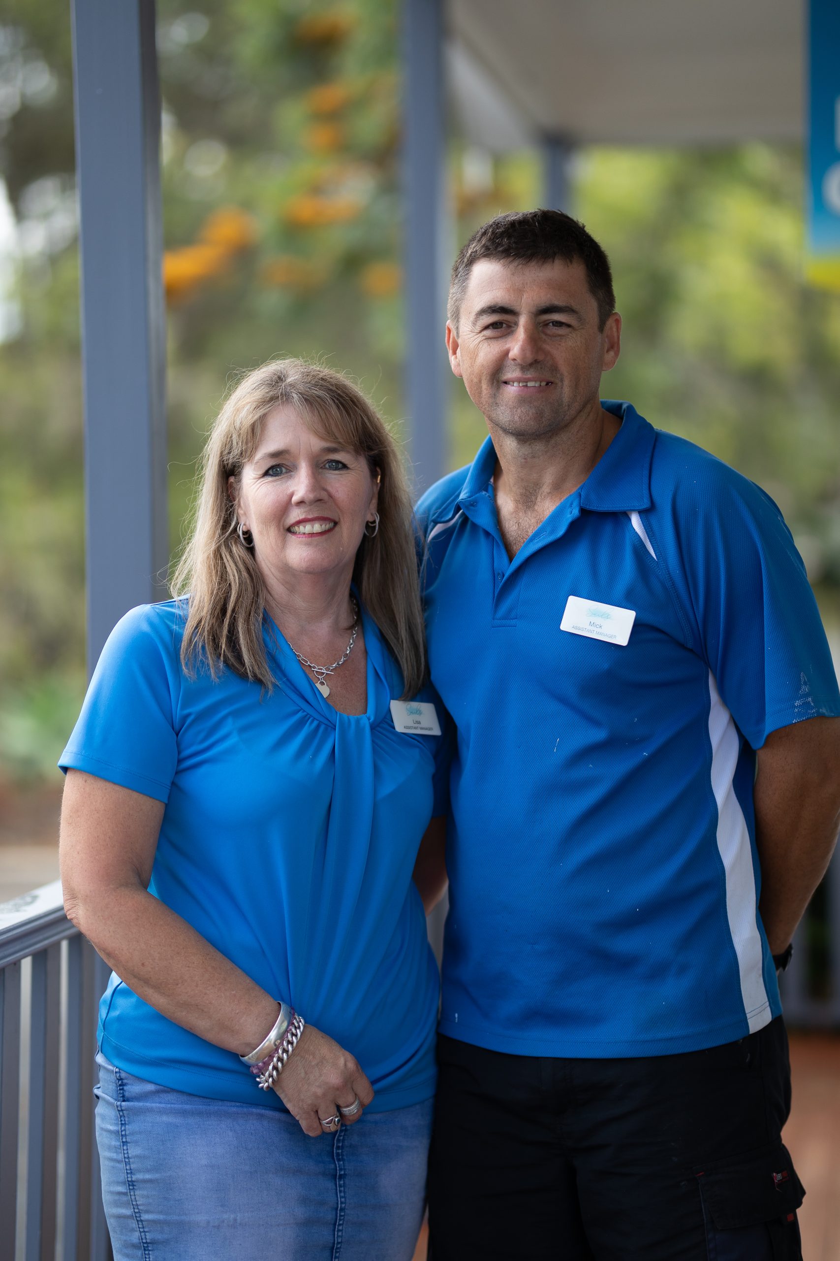 Belmont Lakeside Holiday Park Managers Mick & Lisa Tuckerman