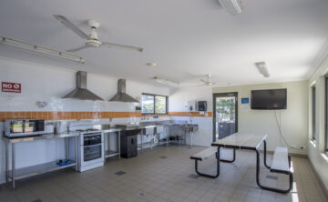 Belmont Lakeside Holiday Park Camp Kitchen