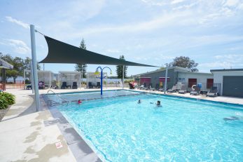 Belmont Lakeside Holiday Park Pool Area
