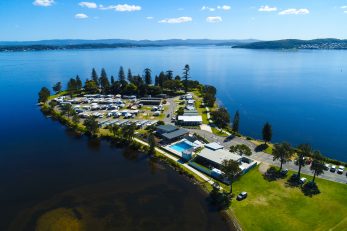 Belmont Lakeside Holiday Park Aerial View