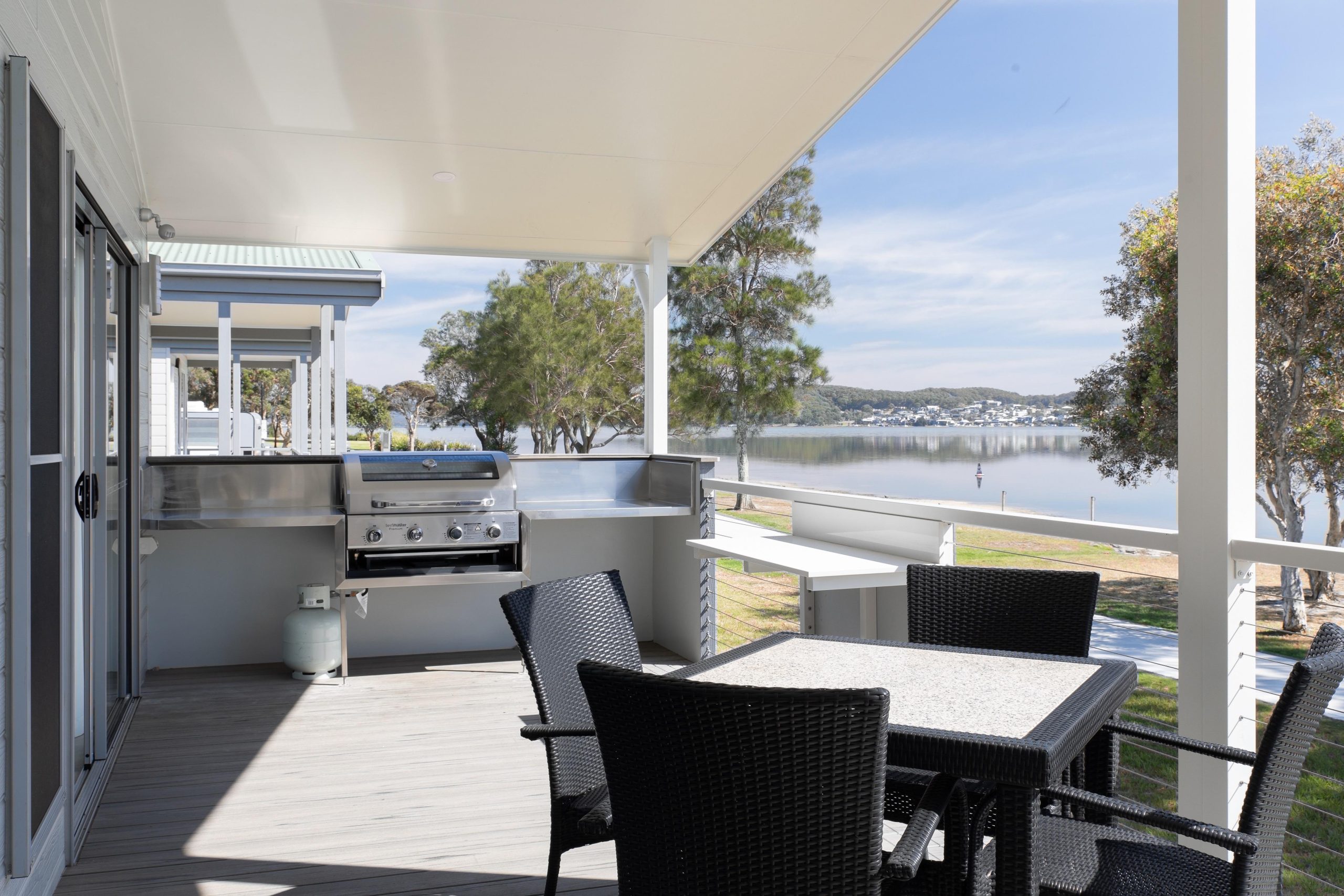 Belmont Lakeside Holiday Park Inclusive Tourism Cabin - Deck Accessible