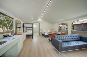 Swansea Lakeside Holiday Park Inclusive Safari Tent accessible