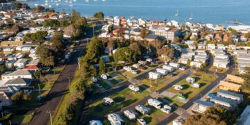 Sails Holiday Park Aerial View
