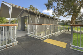 Swansea Lakeside Holiday Park Inclusive Safari Tent accessible