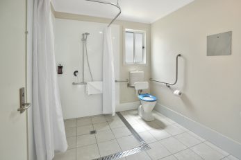 Sails Holiday Park Accessible Villa Bathroom