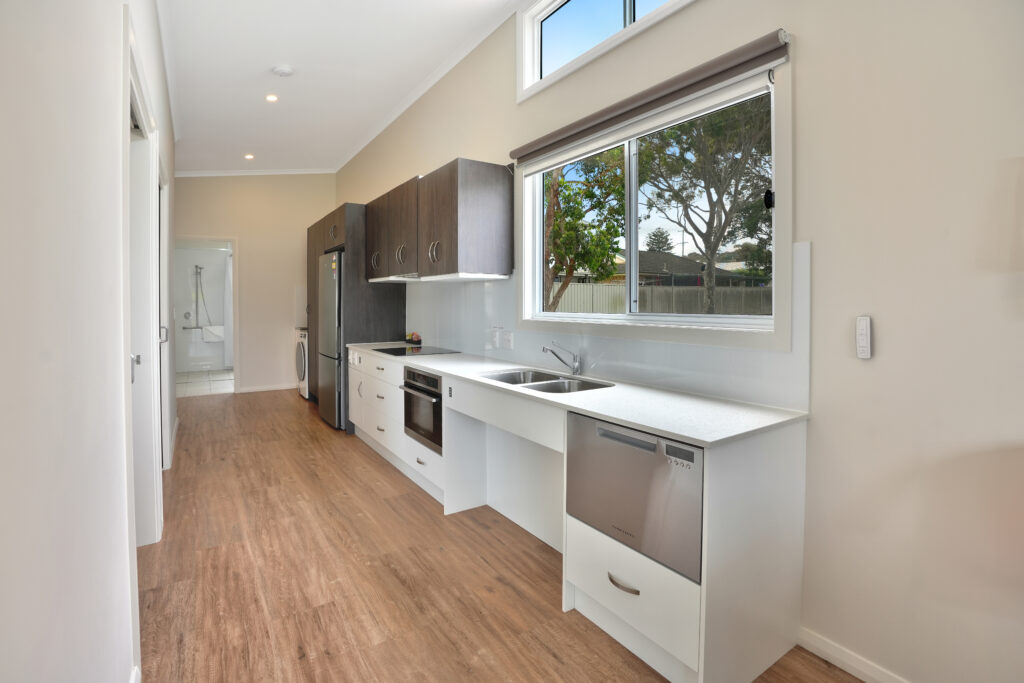 Sails Holiday Park Accessible Villa Kitchen