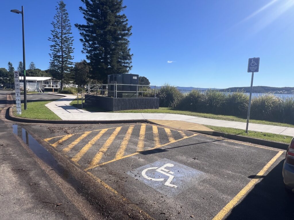 Belmont Lakeside Accessible Parking